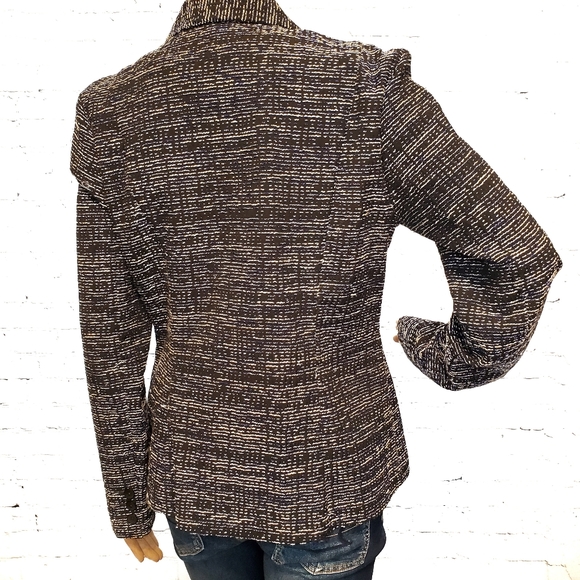 CAbi mingled tweed zip front blazer - Picture 8 of 8